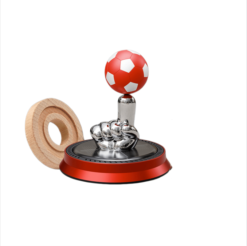 Solar Rotating Football Car Air Freshener & Diffuser
