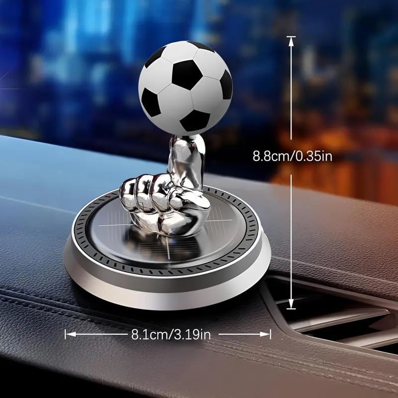 Solar Rotating Football Car Air Freshener & Diffuser