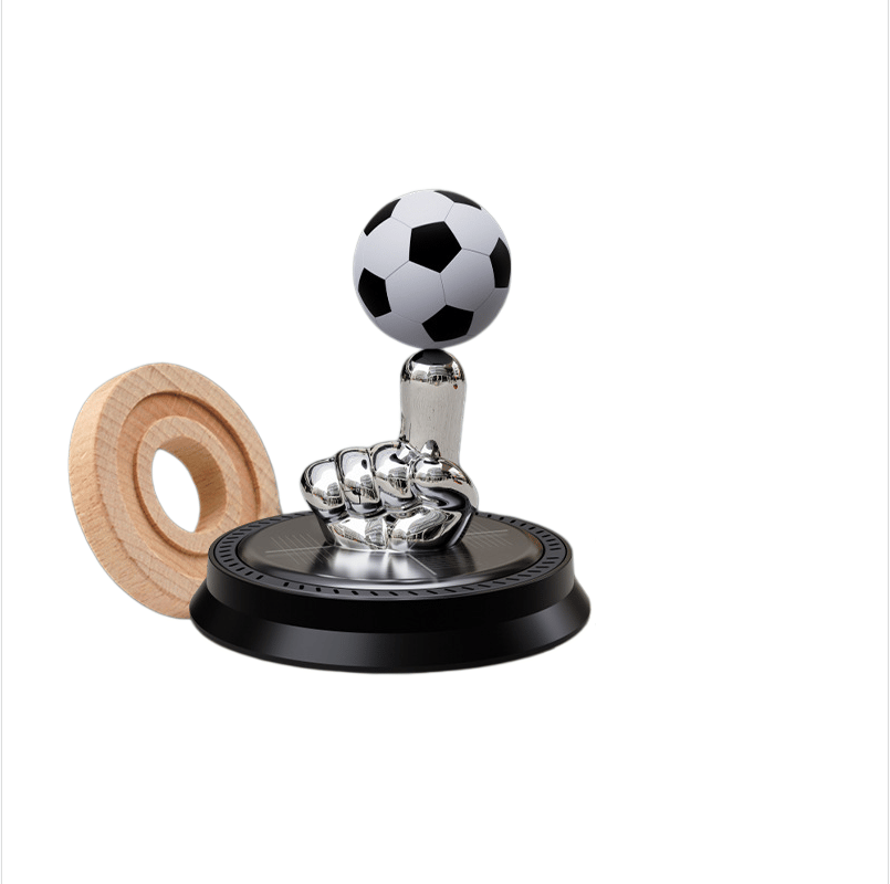Solar Rotating Football Car Air Freshener & Diffuser