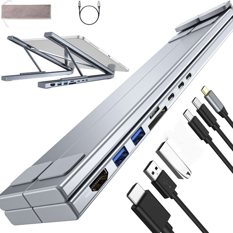 🔥Limited Time Promotion 50% OFF💥Limited-time offer-USB-C Docking Station Laptop Stand with 4K HDMI