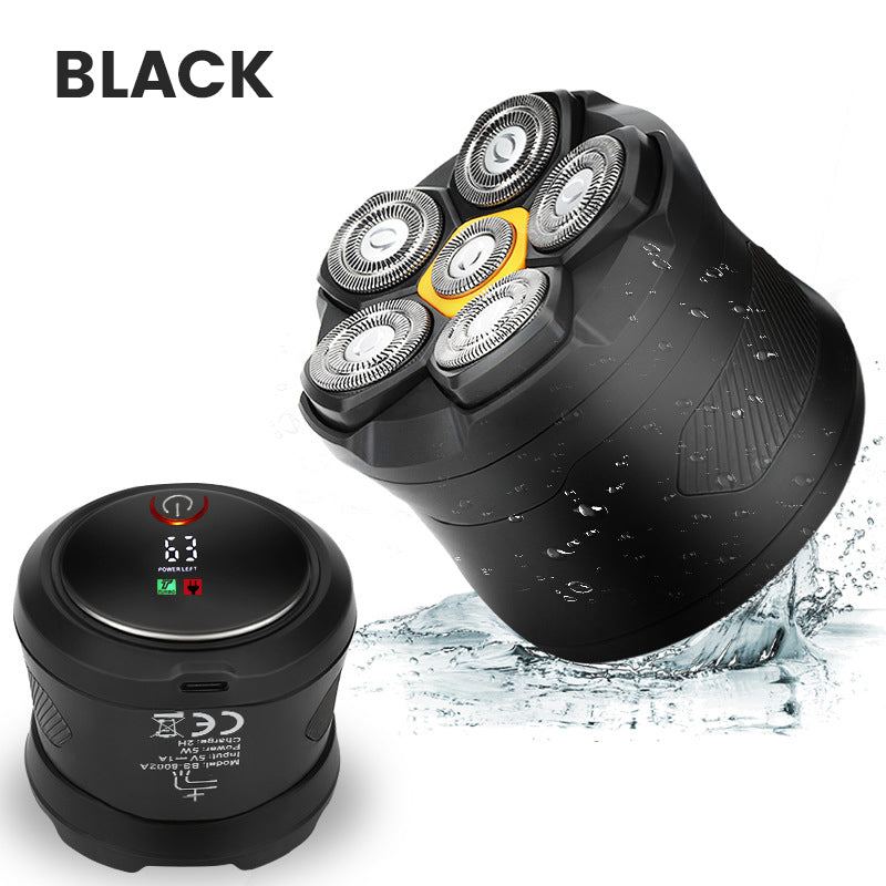 6D Waterproof Electric Shaver for Bald Men