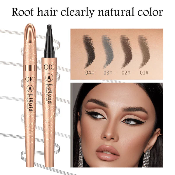 ✏️ BUY 1, GET 1 FREE! ✨ 3D Microblading Pencil – 4-Prong Tip, Natural & Quick Results 🖌️