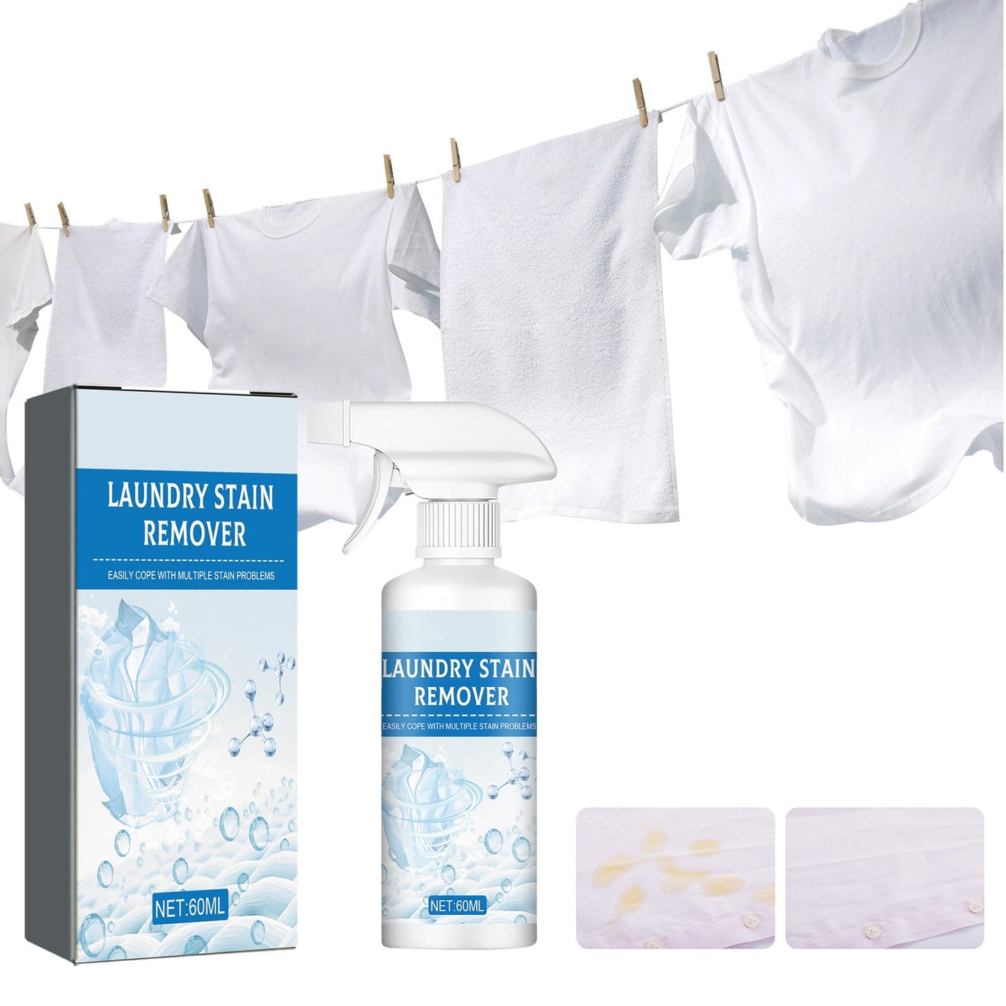 🔥Powerful Laundry Stain Remover Spray
