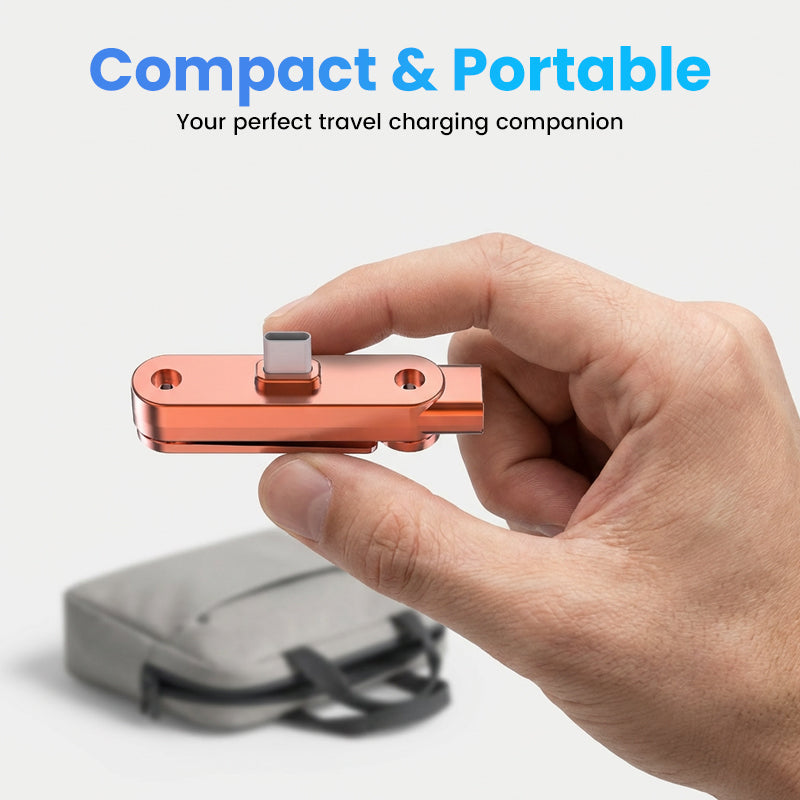 📢📢Big Sale Now On!⏰Fast Charging Adapter with 360° Foldable Phone Stand
